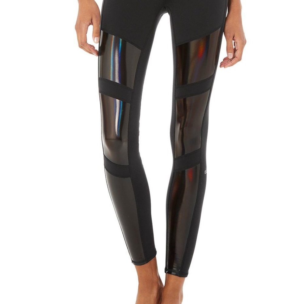 Alo Yoga - Galaxy High Waist Leggings - Black - Small S